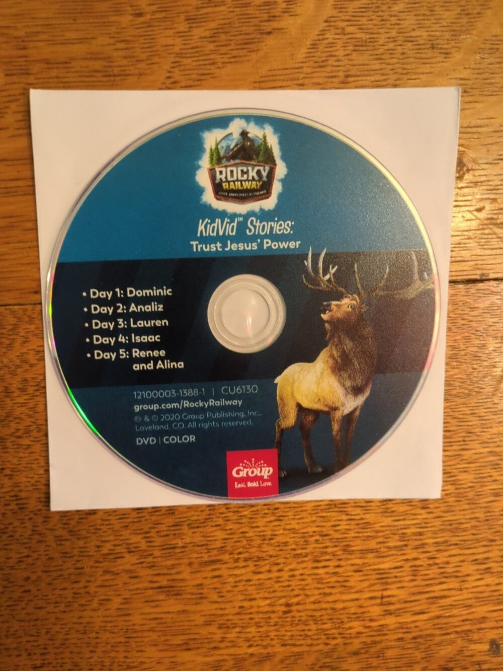 Rocky Railway Kidvid Stories Trust Jesus's Power DVD